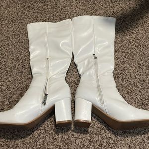 SHEIN White Boots